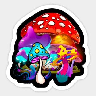 Mushrooms Sticker